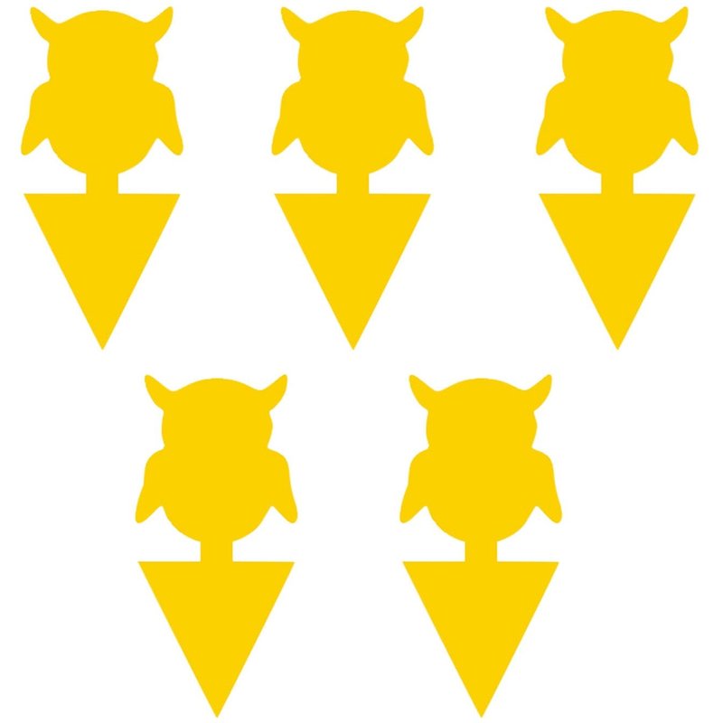 Outils de lutte antiparasitaire, pièges à mouches pour l'extérieur du jardin, planche collante double face, piège à insectes pour plantes volantes