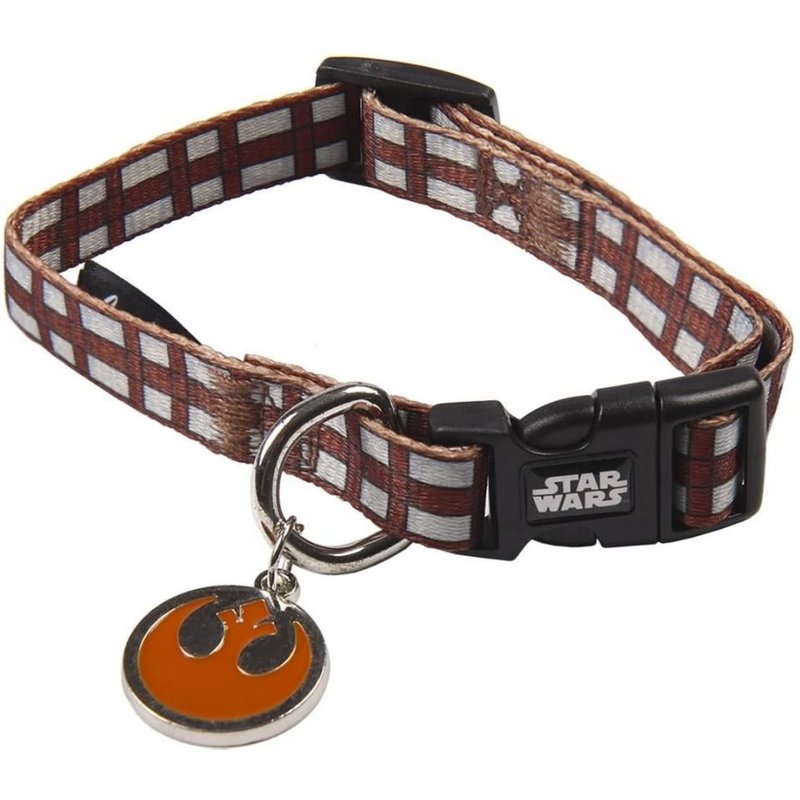 Cerdá Life S Little Moments - Collier Chiot Reglable Ou Pour Chien Mini En Nylon - Licence Officielle Chewbacca Star Wars