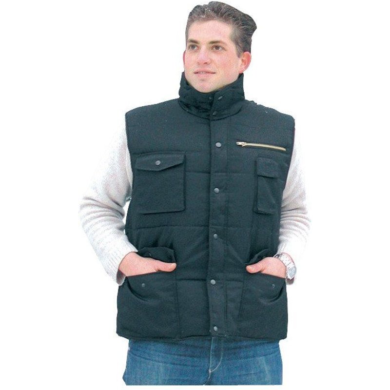 Gilet multipoches hiver VOSGES noir - DIFAC