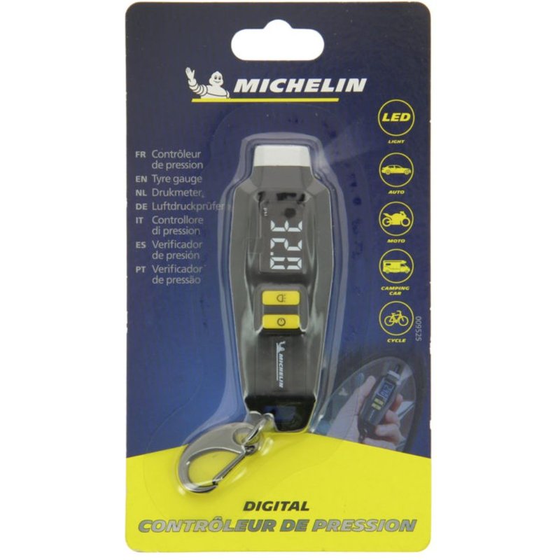 Contrôleur De Pression Digital Avec Fonction Lampe Torche Michelin
