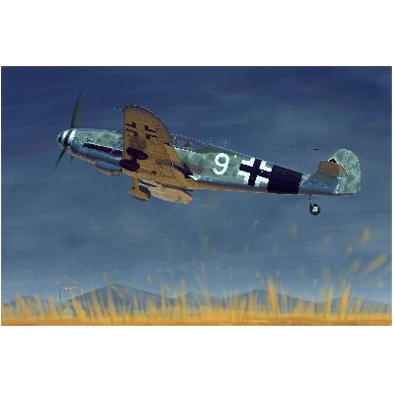 Maquette Avion : Messerschmitt Bf-109g10 1944-Trumpeter
