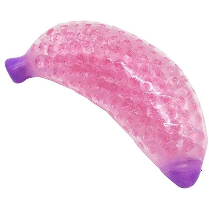 Boule banane réaliste pour enfants, jeux interactifs, boule en maille, anti stress, anti anxiété, pour la concentration et le calme, ajoutez 69HE