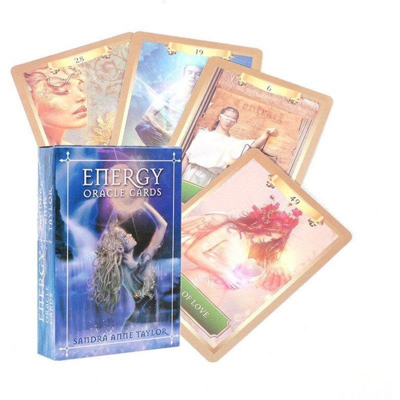 53pcs Ts14 -Cartes De Tarot Oracle Dreams Of Gaia,Jeux De Société De Haute Qualité,Pour Fête