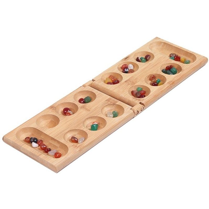 Jeu de stratégie classique pour enfants, jeu de société pliable, gemme africaine
