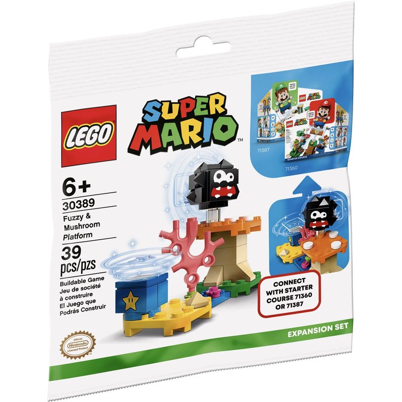 LEGO Super Mario - Ensemble d'extension Fuzzy et plateforme champignon (Polybag) - 30389