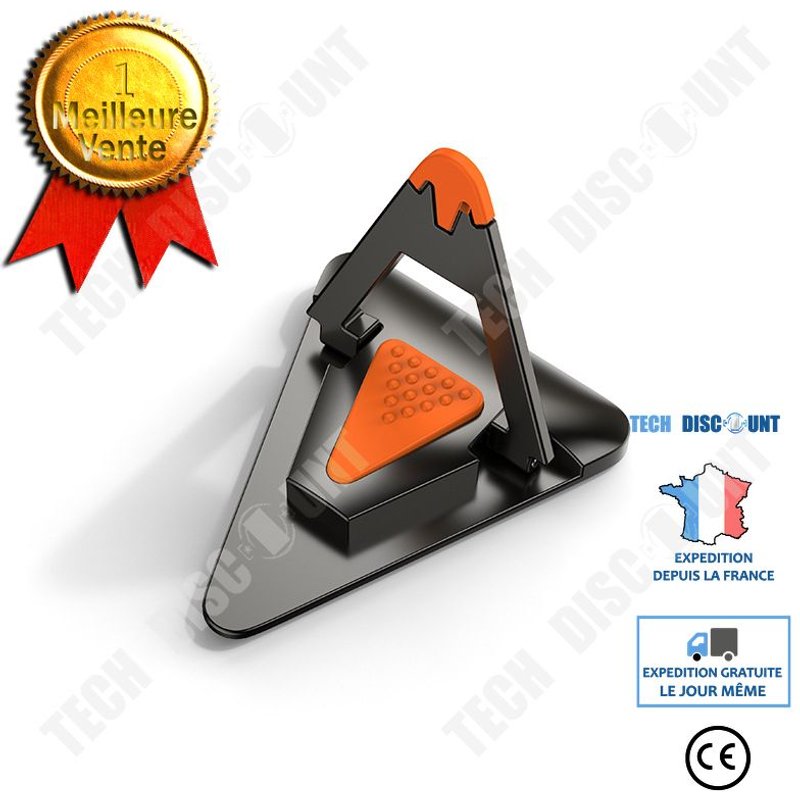 Dissipateur thermique triangulaire en alliage d'aluminium pour ordinateur portable mini-ordinateur de stockage portable pliable