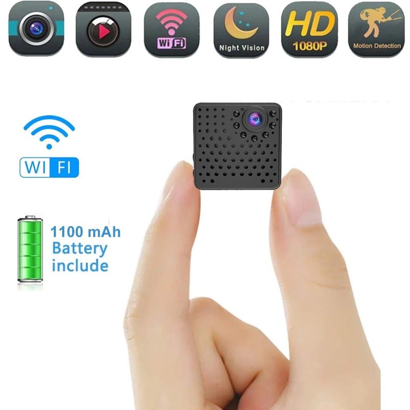 Mini caméra Wifi Full HD 1080P, caméscope de sécurité à domicile, Vision nocturne, Micro caméra secrète, détection de mouvement, enregistreur vidéo et vocal