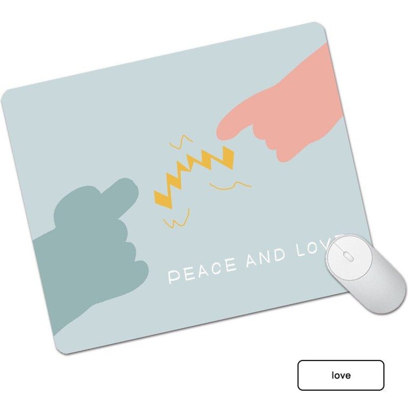 Tapis de souris carré en cuir antidérapant, mignon et créatif, pour bureau, ordinateur, maison, Table, salle d'étude, PC