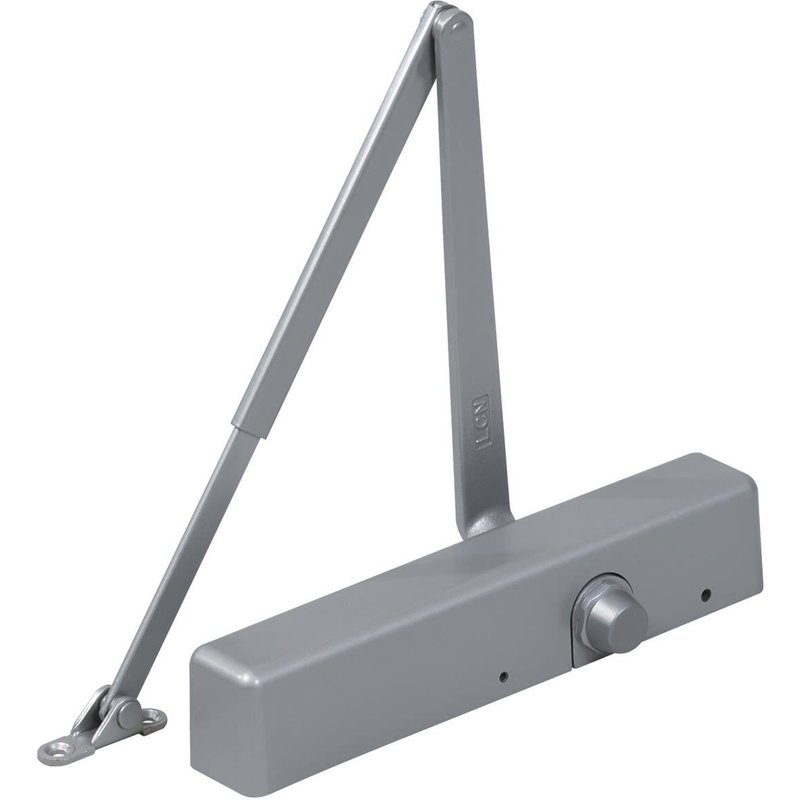 Ferme-porte Lcn série 1465R Force 1-5 fourni avec bras à glissiere finition argent - Mustad - 3050705323