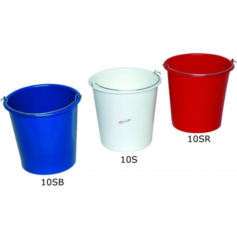 Seau plastique rond 10 l - Brosserie Thomas - 10S