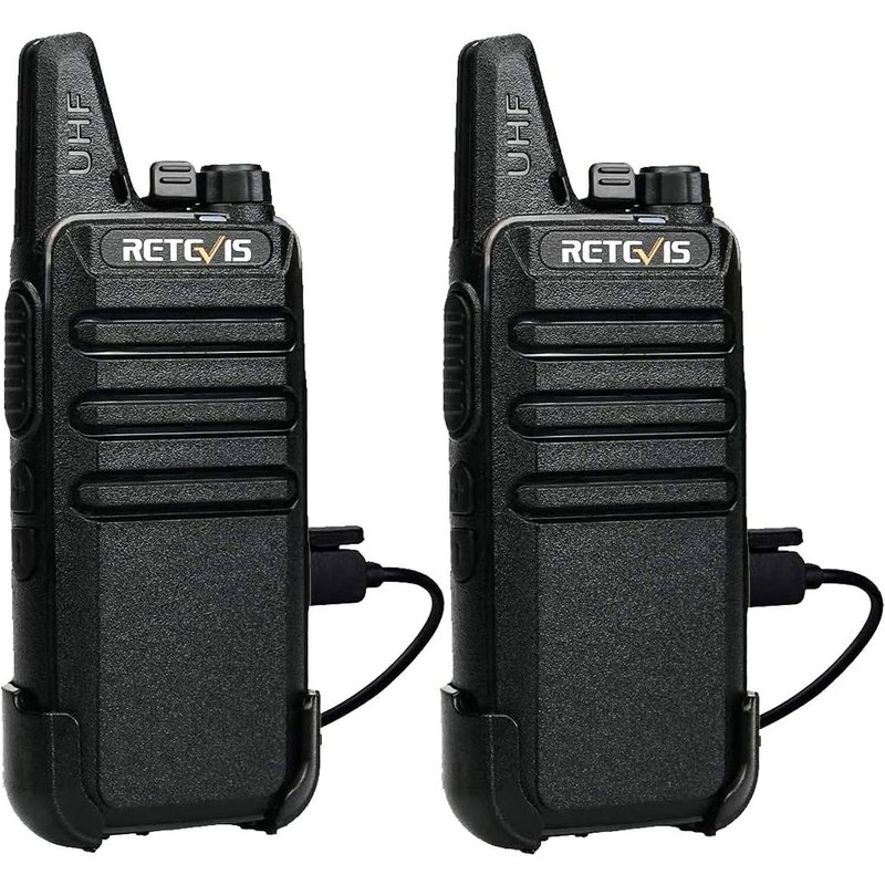 talkie walkie professionnel 16 Canaux noir