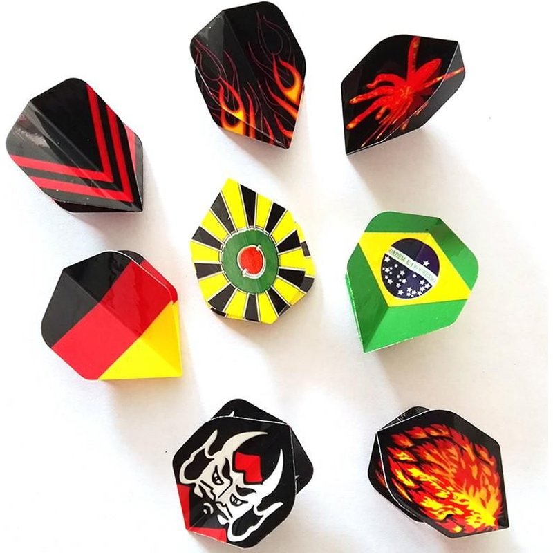 Vol de fléchettes coloré pour animaux de compagnie, 24 pièces, plusieurs Styles, accessoires de fléchettes en PVC Durable de haute qualité, vol le plus populaire