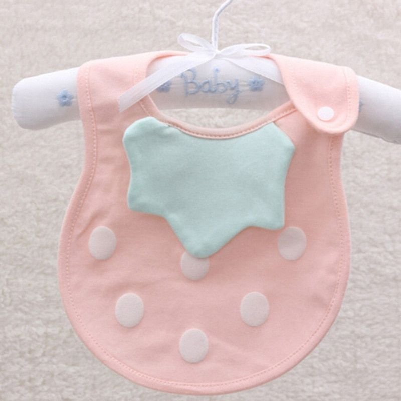 Bavoirs En Coton Doux Pour Bébé, Serviette De Salive Imprimée À La Fraise Pour Tout Petit, Bandana Pour Garçons Et Filles