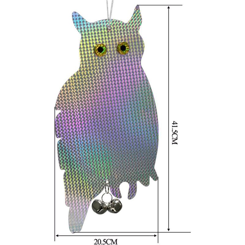 Dispositif répulsif pour oiseaux, dispositif anti effrayé réfléchissant au Laser, fausse chouette, Pigeons d'oiseaux, pic, fournitures de jardin