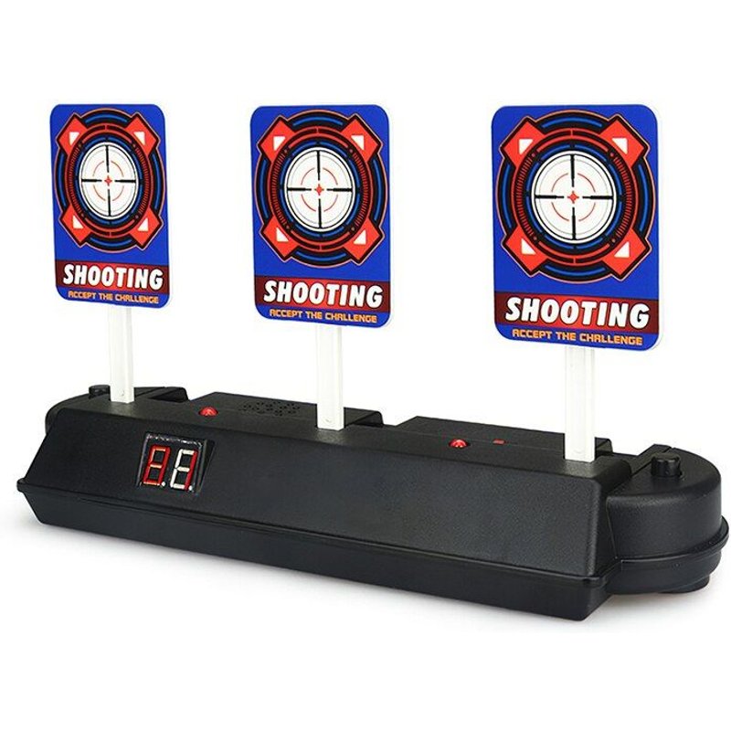 Cible Électrique De Précision De Balle De Pistolet Nerf Pour Enfants, Jouets Amusants Avec Réinitialisation Automatique, Accessoires De Sports En Plein Air, Idéé De Cadeau, Eva,