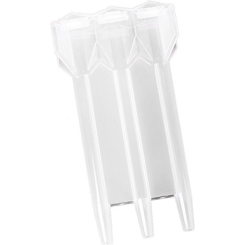 Étui de rangement pour fléchettes, en plastique Transparent, pour ranger trois fléchettes simultanément, adapté à la plupart des fléchettes