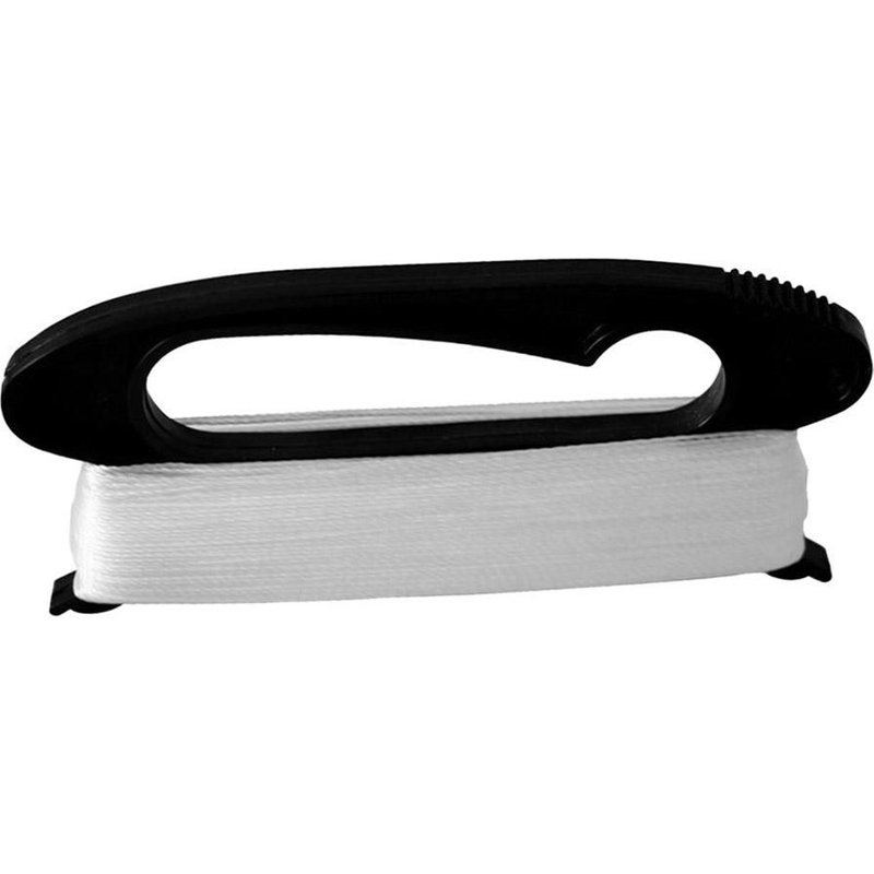 Ligne De Cerf Volant En Forme De D, 100m, 1 Ensemble, En Plastique Polyester, Planche De Ligne De Couleur Blanche, Accessoires De Ligne De Cerf Volant