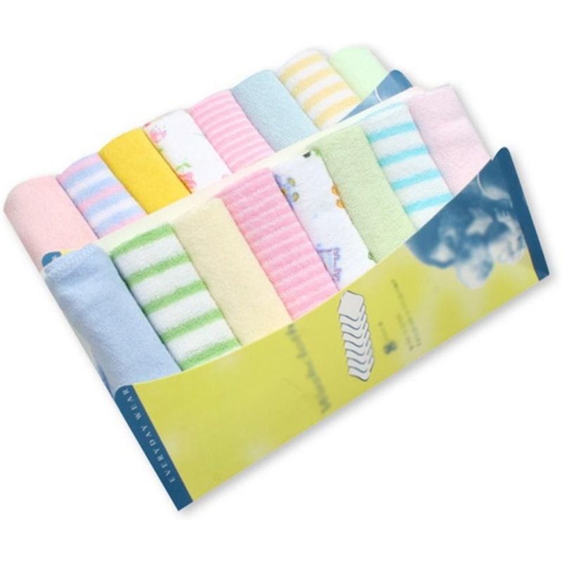 Lot De 8 Serviettes D'allaitement Pour Bébé, Bavoirs Pour Nouveau Né, Mouchoir De Bain, Lingette Pour Le Visage