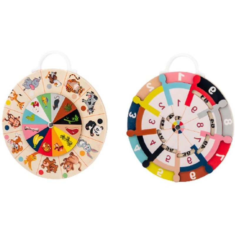 Planche D'apprentissage Des Maths Pour Enfants, Jouet Multifonctionnel En Bois, Double Face, Jouets Éducatifs Montessori