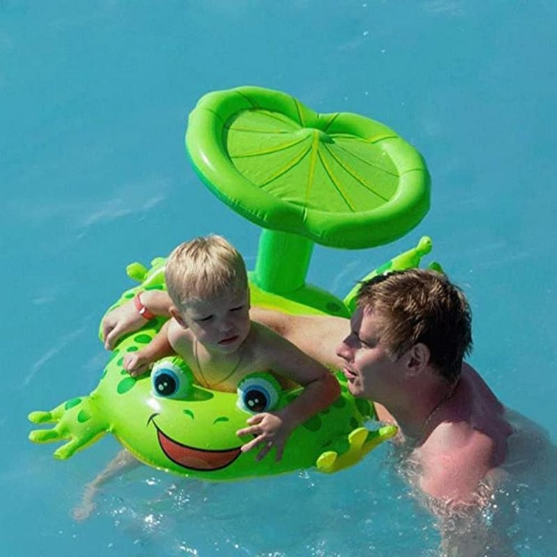 Piscine Portable En Forme De Grenouille Pour Bébé, Siège Flottant, Bateau, Jouets Pour Enfants