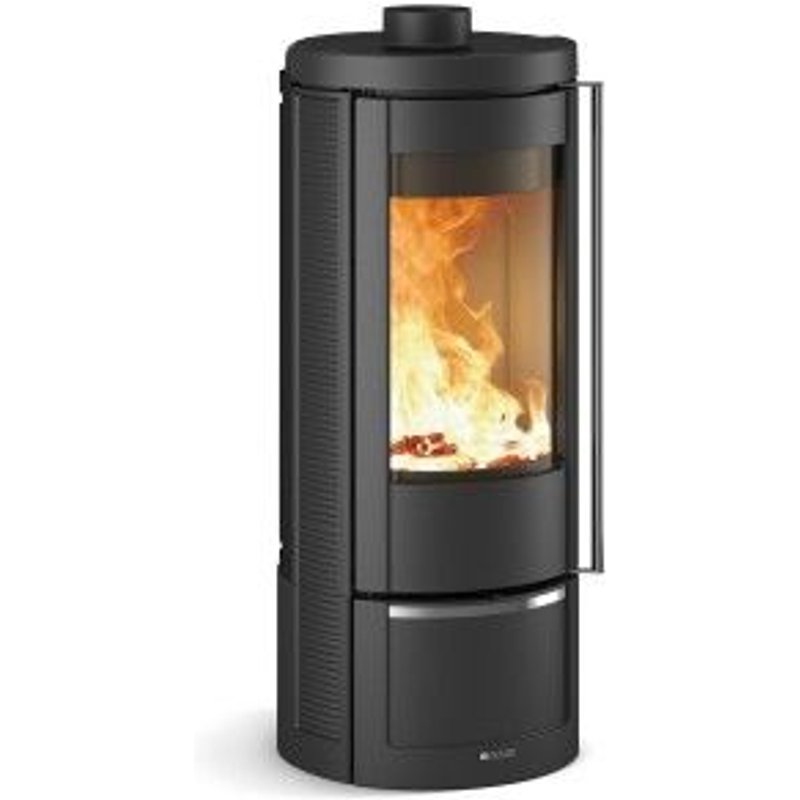 Poêle à bois rond - 7,5 kW - fonte émaillée - Marlena LA NORDICA EXTRAFLAME