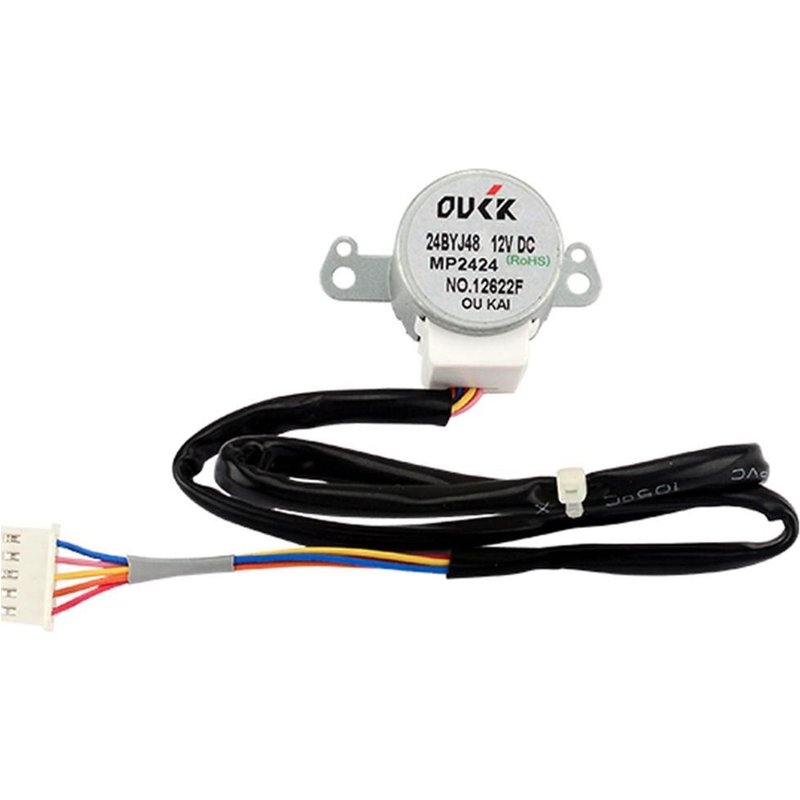 Moteur pas à pas réducteur pour climatiseur, pièces internes, DC 12V, 24BYJ48 MP2424, moteur à vent synchrone Nipseyteko