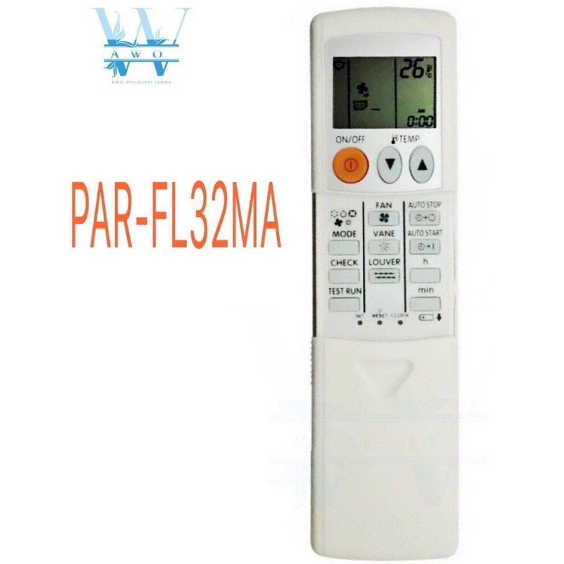 Télécommande compatible climatiseur, contrôleur climatisation A/C adapté à Mitsubishi, PAR-FL32MA Nipseyteko
