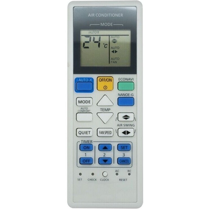 Télécommande compatible climatiseur Panasonic, A75C4543, onduleur A/C, A75C3300, A75C3208, A75C3208, A75C3706, A75C3708 Nipseyteko