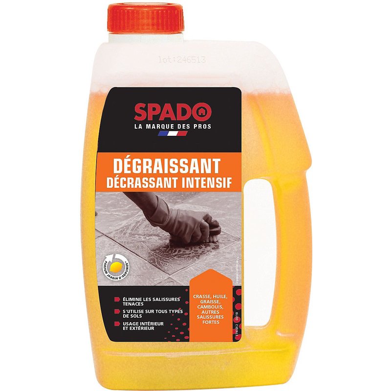 Dégraissant décrassant intensif senteur jardin d'agrumes Spado professionnel 1L