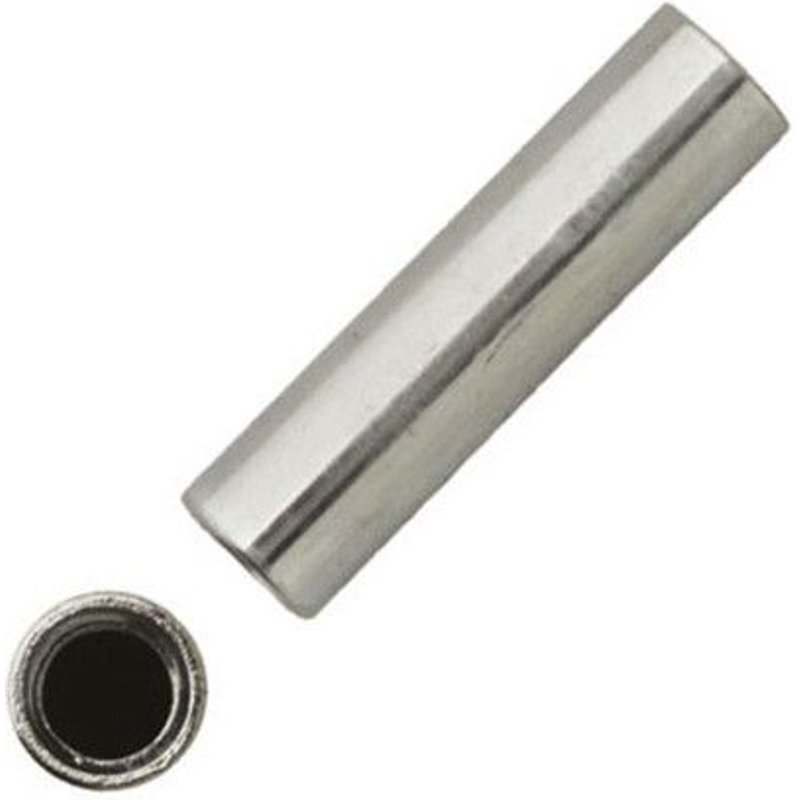 50 raccords de jonctions cylindrique douille femelle/femelle, zingué blanc - M8 x 125 mm L. 30 mm