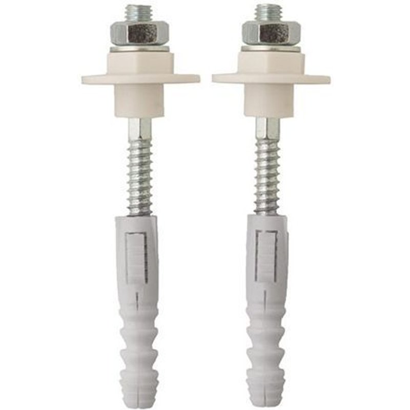 Kit fixation lavabo sur matériaux pleins - 10 x 120 mm