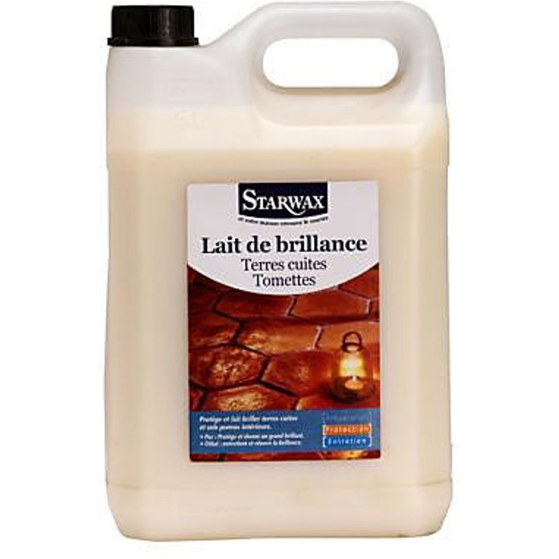Lait de brillance tomettes et terres cuites Starwax 5L