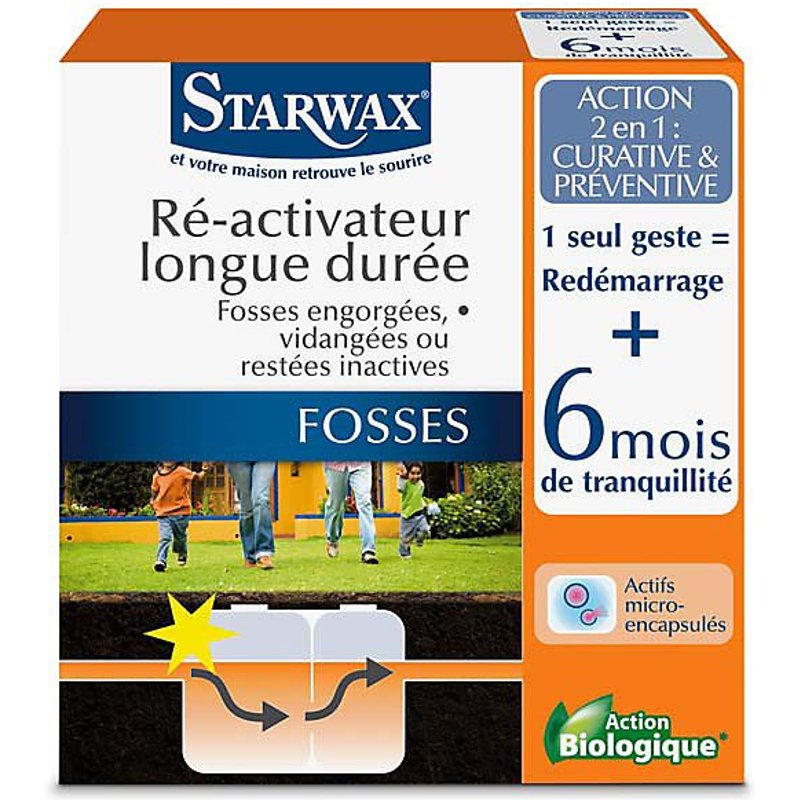 Réactivateur biologique fosses septiques 500gr