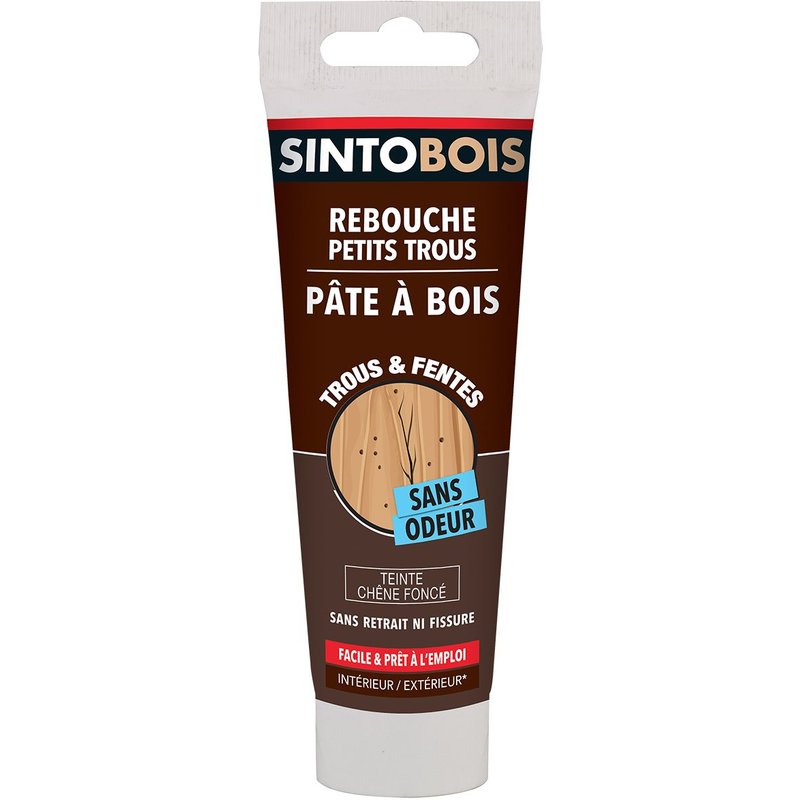 PĂąte Ă bois Ă l'eau Sinto chĂȘne foncĂ© 80gr