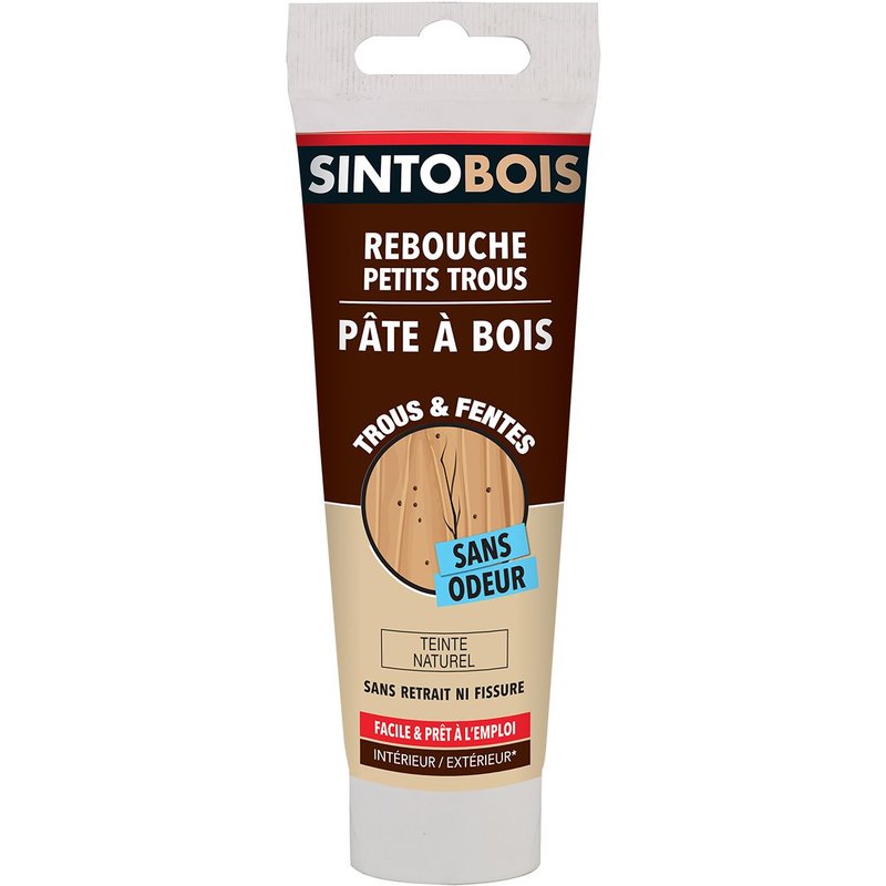 Pâte à bois à l'eau Sinto naturel 80gr