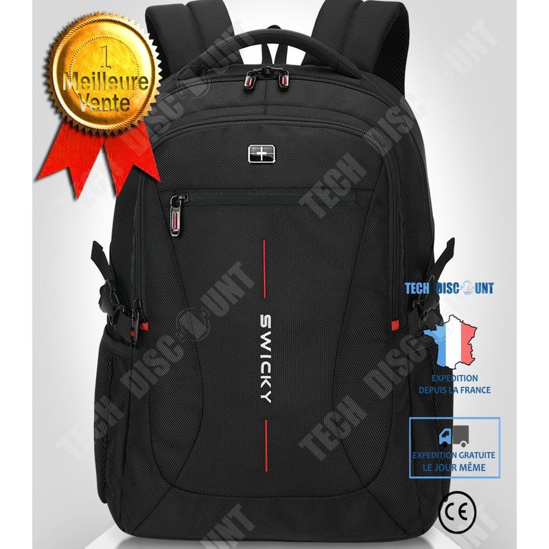 Sacs à dos pour ordinateur portable Della Gao 17 Pouces Sac à Dos Ordinateur avec USB Charging Port, Antivol Imperméable