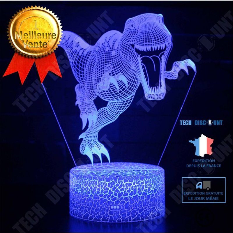 Veilleuse 3d Tactile Coloré Fkt86