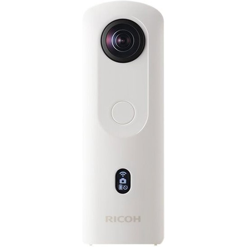 Ricoh THETA SC2 - 360° caméscope - 4K / 30 pi/s - 12.0 MP - flash 14 Go - mémoire flash interne - Wireless LAN, Bluetooth - blanc