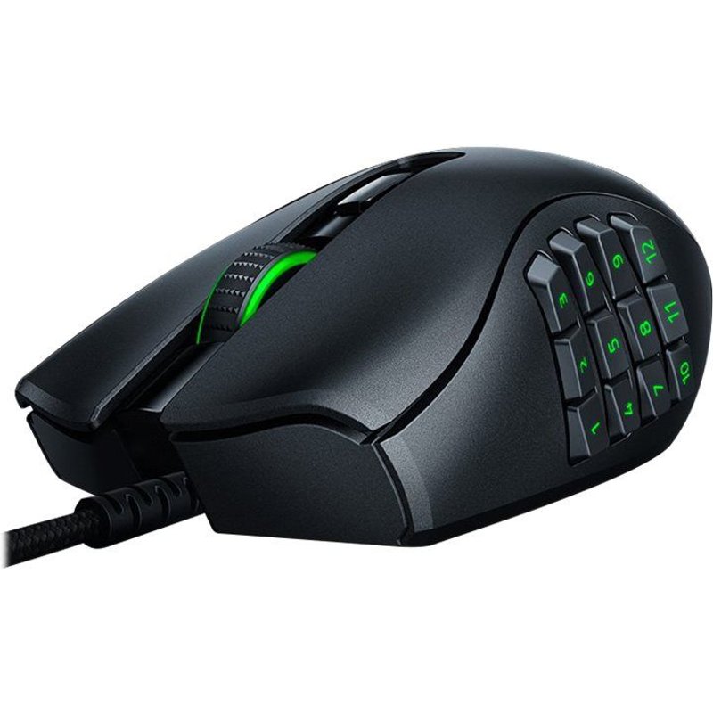Razer Naga X - Souris - ergonomique - pour droitiers - optique - 16 boutons - filaire - USB