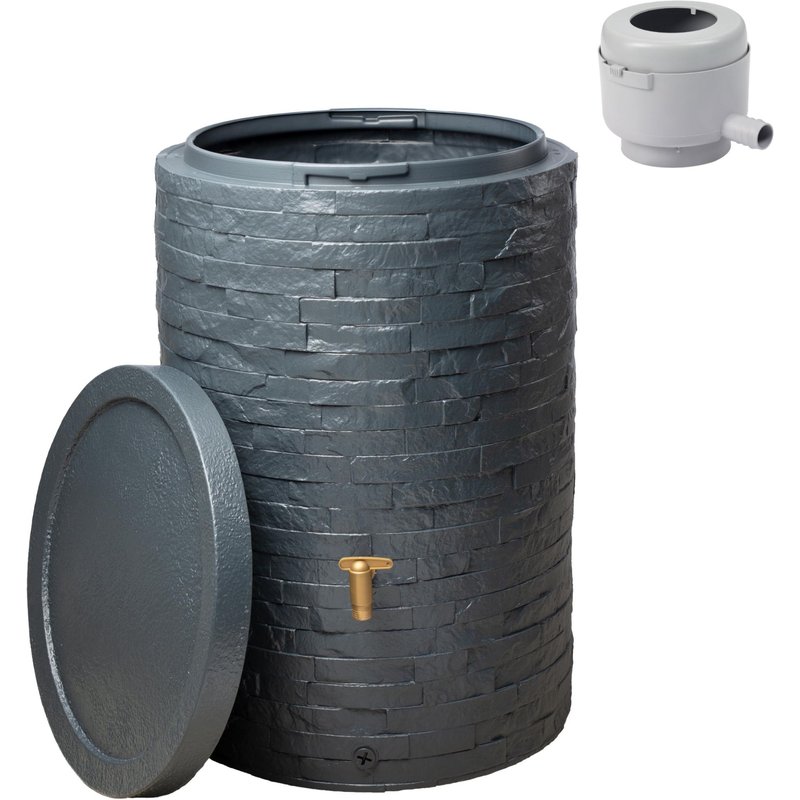 Kit cuve ARRONDO 250 L Gris graphite - Ø 65 x 93 cm