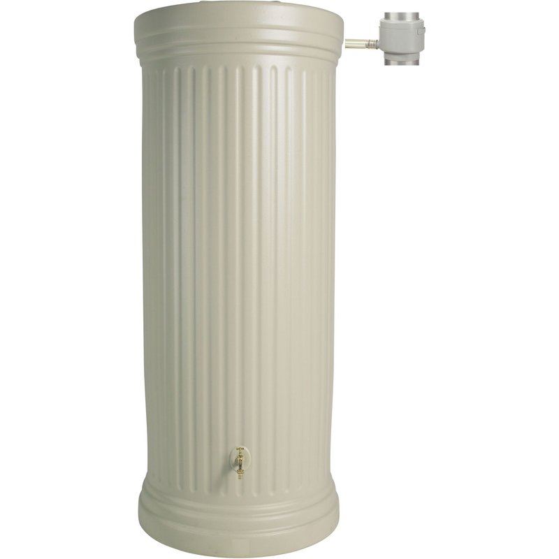 Récupérateur d'eau colonne romaine cylindrique sable 1000 L