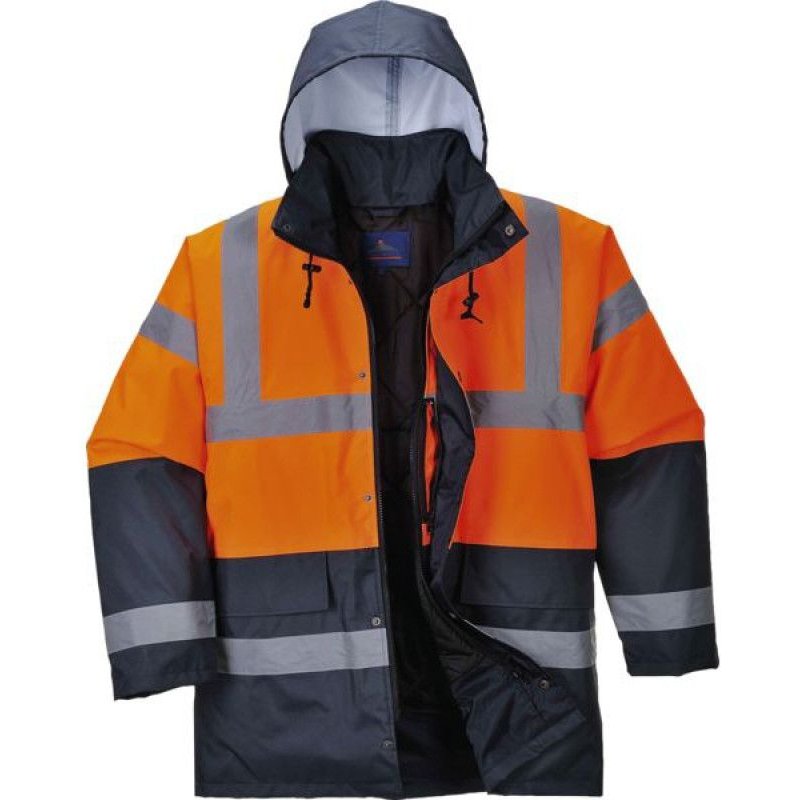 Parka Hivi Traffic jaune fluo/marine - 12212-JA-XL