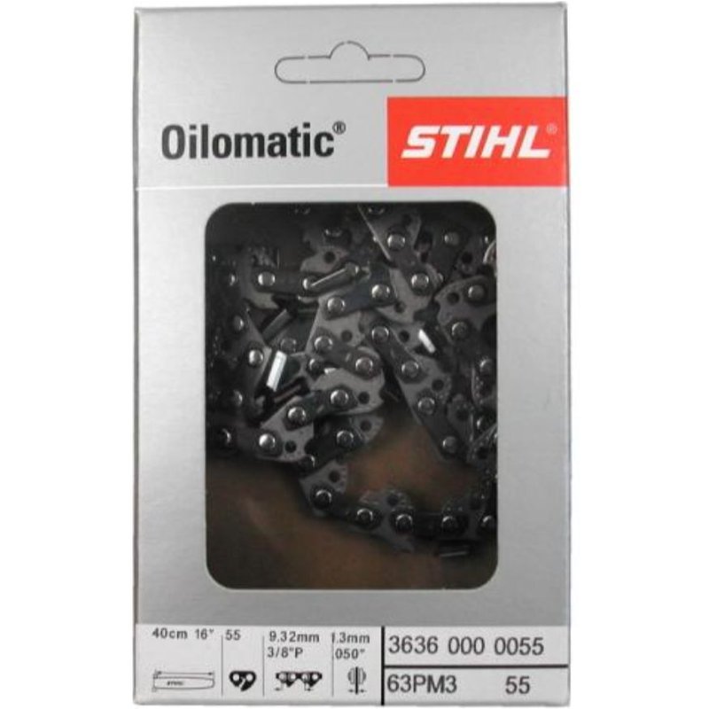 STIHL 3636 000 0055 CHAINE TROCONNEUSE 0795711340094 CHAINSAW 63 PM3 55 BRICOLAGE DECOUPE COUPE BOIS MENUISERIE COMASOUND KARTEL CSK ONLINE