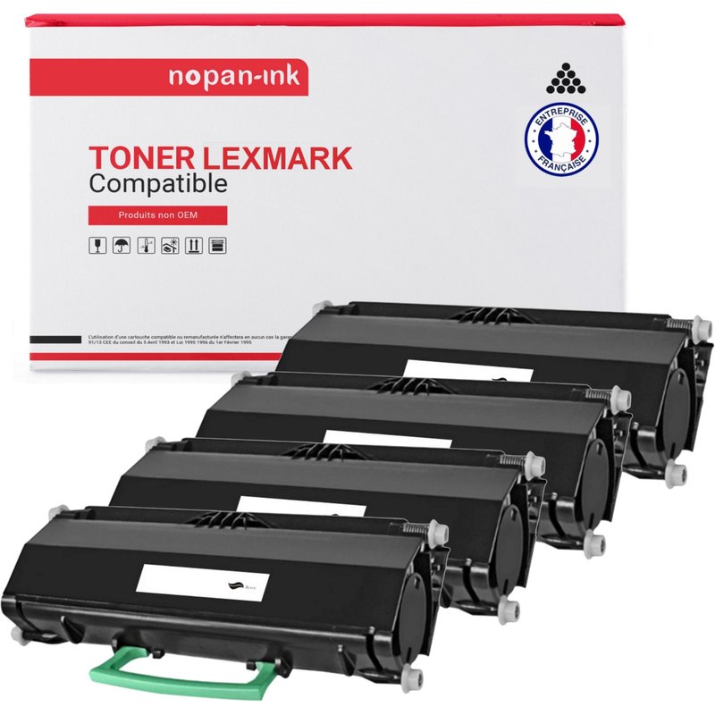 4 Toner pour LEXMARK E250A21E Black 3500 Pages avec Lexmark E250 E250 D E250 DN E250 N E250 Series E350 E350 D E350 DN E350 Series E352 E352 DN Optra E250 Optra E250 D Optra E250 DN Optra E250 N Optra