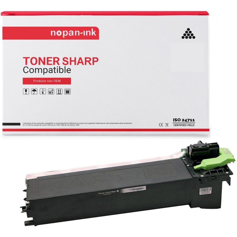 1 Toner pour SHARP AR-016LT Black 16000 Pages avec Sarp AR-5015 AR-5015 N AR-5020 AR-5300 Series AR-5316 AR-5320 AR-5320 E