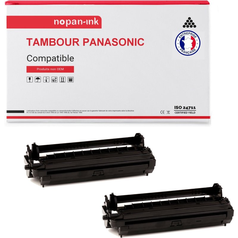 2 Toner pour PANASONIC KX-FAD412X Black x2 6000 Pages avec Panasonic KX-MB 1900 2000 2000 Series 2001 GB 2010 2020 2025 2025 PD 2030 2061