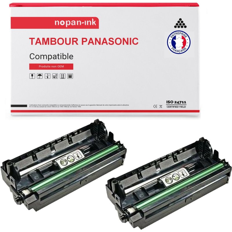 2 Toner pour PANASONIC KX-FAD93X Black x2 6000 Pages avec Panasonic KX-MB 228 CN 263 770 Series 771 771 G 773 778 CN 780 Series 781 783
