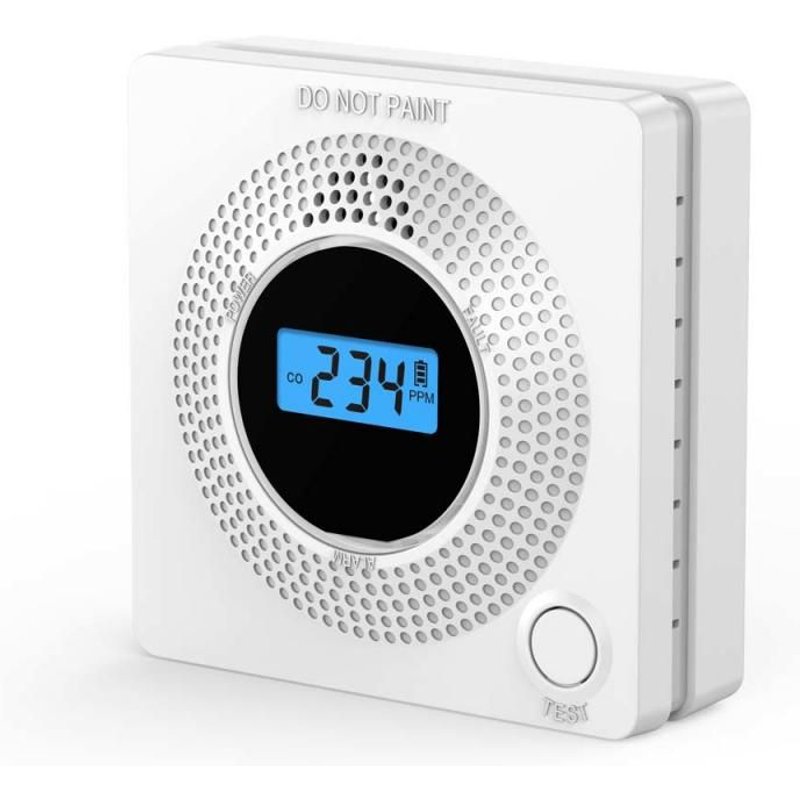 Détecteur numérique de gaz CO gaz à LED, alarme vocale, détecteur de monoxyde de carbone, Protection pour la maison intelligente