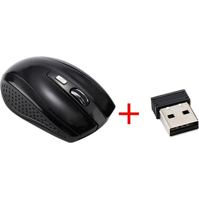 Souris de jeu ergonomique sans fil, 1600 Dpi, Usb, récepteur 2.4G, Super mince, pour Pc et ordinateur portable