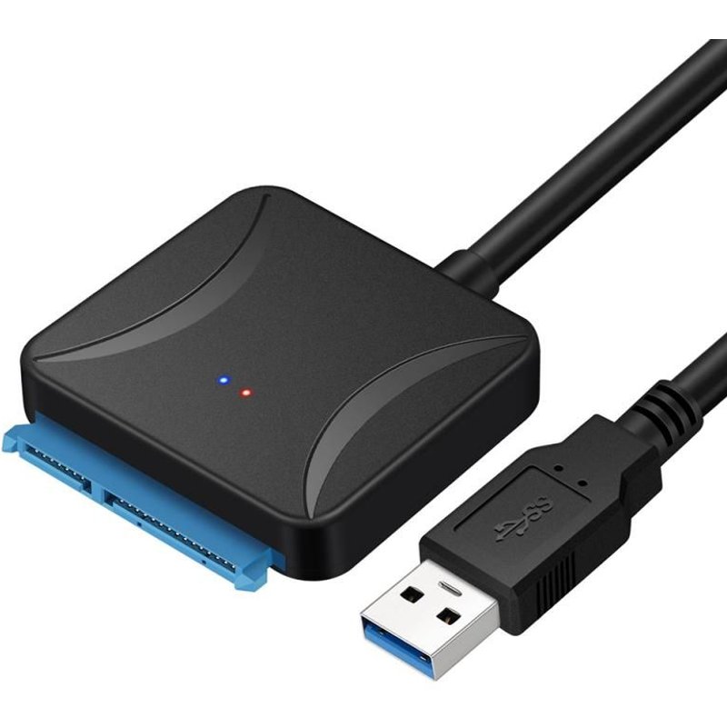 Adaptateur USB 3.0 à 2.5 pouces SATA vers USB, câbles de conversion, Support de disque dur SSD externe de 2.5 pouces